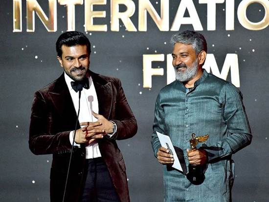 RC n Rajamouli At HCA Awards